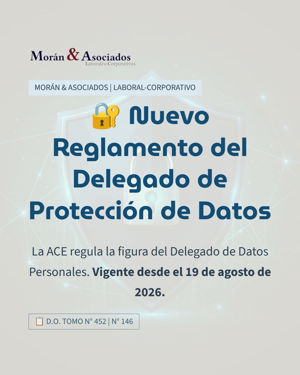Nuevo Reglamento del Delegado de Protección de Datos